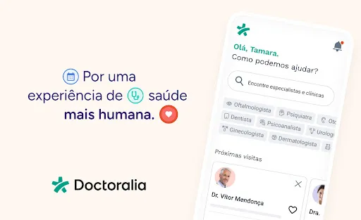 Скриншот 1 — Doctoralia: agende seu médico