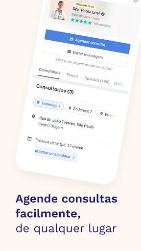 Скриншот 4 — Doctoralia: agende seu médico