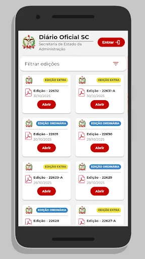 Скриншот 8 — Diário Oficial de SC