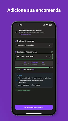 Скриншот 4 — Rastreio de Encomendas Correio