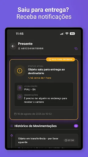 Скриншот 6 — Rastreio de Encomendas Correio