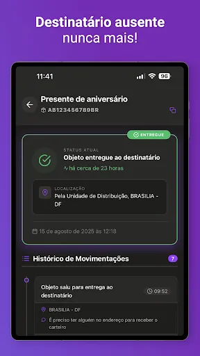 Скриншот 8 — Rastreio de Encomendas Correio