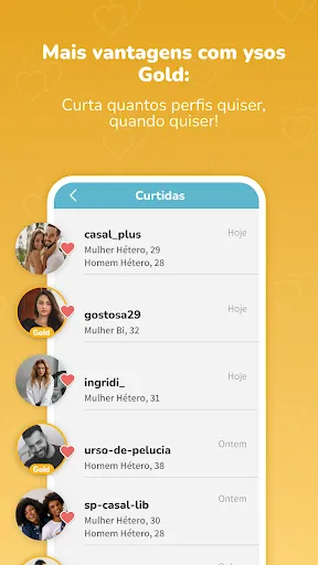 Скриншот 8 — Ysos: chat, encontros e namoro