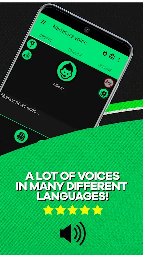 Скриншот 2 — Narrator's Voice - TTS