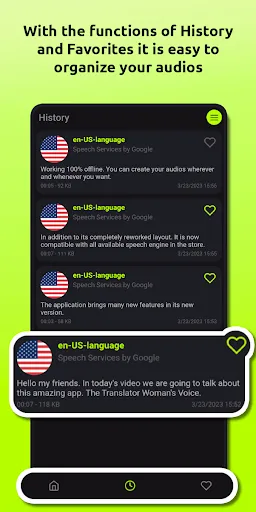 Скриншот 6 — Translator Woman's Voice - TTS