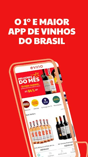 Скриншот 1 — Evino: Compre Vinho Online