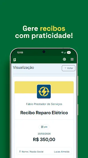 Скриншот 5 — Fazer Orçamento PDF + Gestão