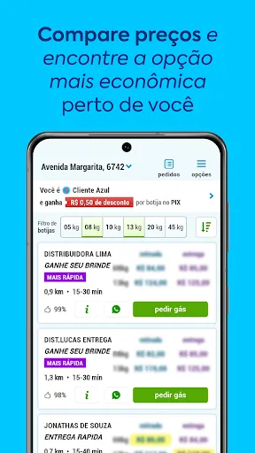 Скриншот 2 — Fogás: Pedir Gás de Cozinha
