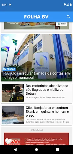 Скриншот 1 — Folha BV