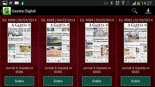 Скриншот 2 — Gazeta Digital