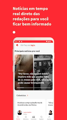 Скриншот 3 — Globo Mais - Notícias