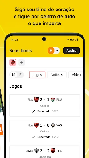 Скриншот 2 — Placar UOL: Futebol e notícias