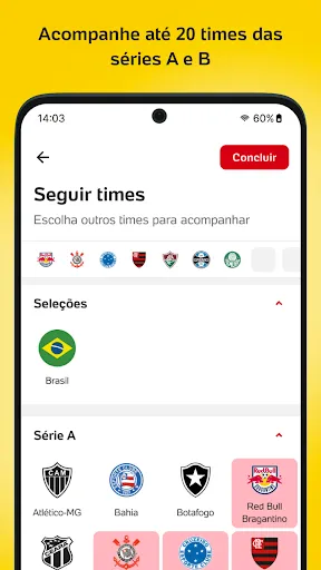 Скриншот 3 — Placar UOL: Futebol e notícias