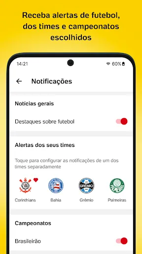 Скриншот 6 — Placar UOL: Futebol e notícias