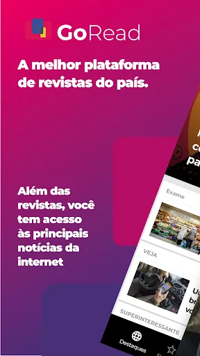 Скриншот 1 — GoRead - Revistas Digitais