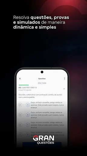 Скриншот 3 — Gran Cursos Questões