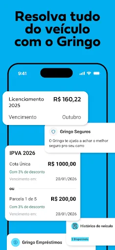 Скриншот 2 — Gringo: Licenciamento, IPVA +