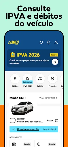Скриншот 4 — Gringo: Licenciamento, IPVA +