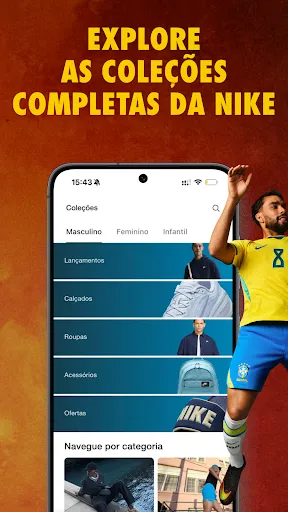 Скриншот 5 — Nike App: Roupas, Tênis e mais