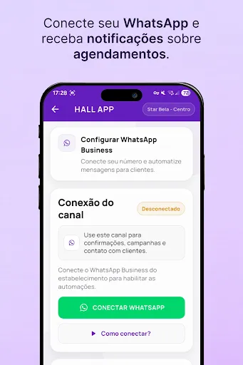 Скриншот 3 — HallApp - Gestão de Salão