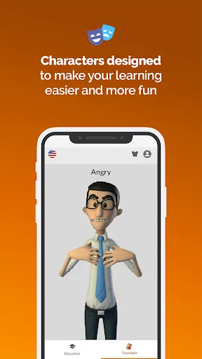 Скриншот 6 — Hand Talk Translator for ASL