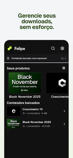 Скриншот 4 — Hubla: acesse seus conteúdos