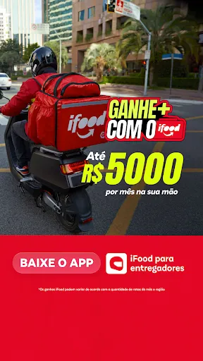 Скриншот 1 — iFood para Entregadores