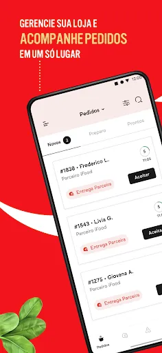 Скриншот 1 — iFood para Parceiros