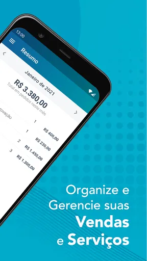 Скриншот 2 — Orçamento de Serviços e Vendas