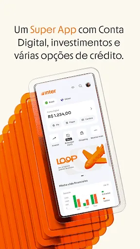 Скриншот 1 — Inter: Conta, Cartão e Pix