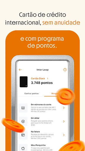 Скриншот 2 — Inter: Conta, Cartão e Pix