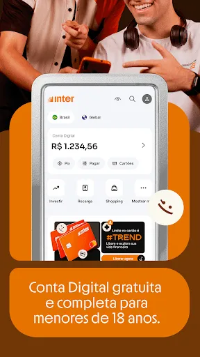 Скриншот 4 — Inter: Conta, Cartão e Pix