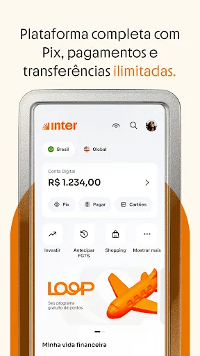 Скриншот 5 — Inter: Conta, Cartão e Pix