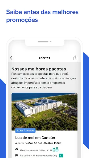 Скриншот 5 — ViajaNet: voos e hotéis