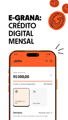Скриншот 2 — Jeitto: Crédito em até 24h