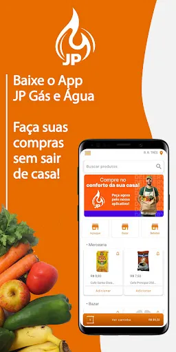 Скриншот 1 — JP Gás Água e Rações