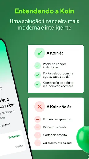 Скриншот 6 — Koin: Crédito e Pix parcelado