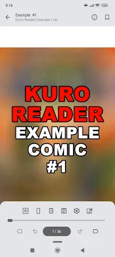 Скриншот 2 — Kuro Reader+ Pro