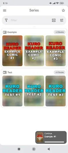 Скриншот 6 — Kuro Reader+ Pro