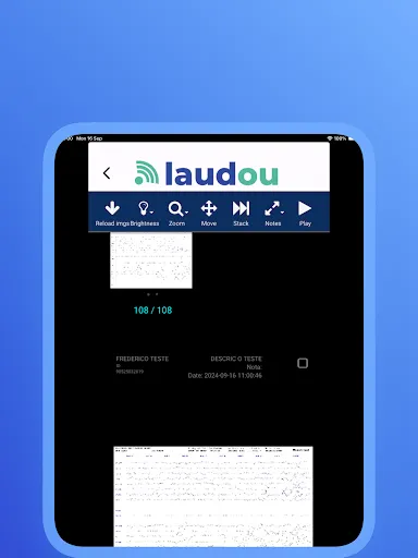 Скриншот 6 — Laudou Resultados de Exame