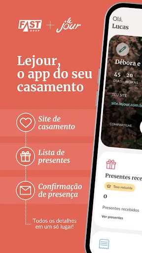 Скриншот 1 — Lejour - Lista de Casamentos