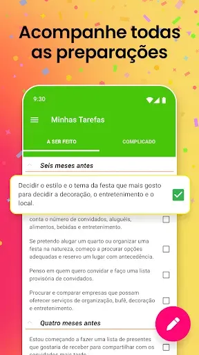 Скриншот 3 — Meu Níver (Organize sua Festa)
