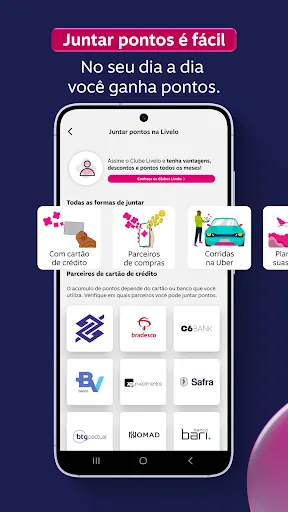 Скриншот 2 — Livelo: juntar e trocar pontos