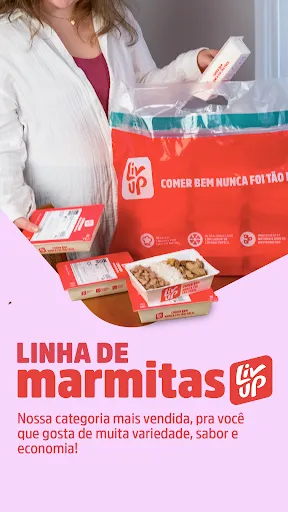 Скриншот 3 — Liv Up – Comida Saudável