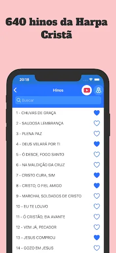 Скриншот 1 — Harpa Cristã: Áudio e offline