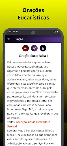 Скриншот 2 — Bíblia Sagrada Católica Oração