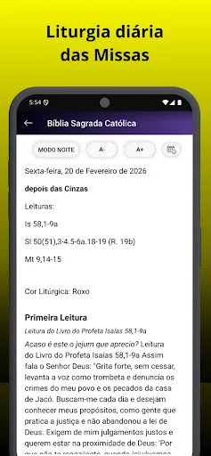 Скриншот 3 — Bíblia Sagrada Católica Oração