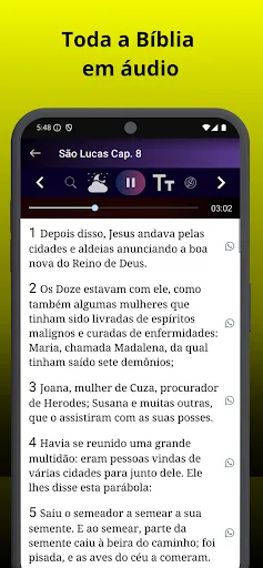 Скриншот 4 — Bíblia Sagrada Católica Oração