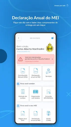 Скриншот 2 — Mei em Foco: App para MEI