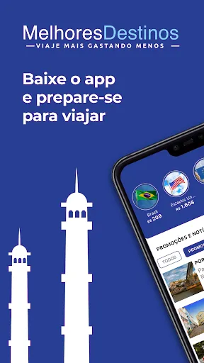 Скриншот 1 — Melhores Destinos: Viagens